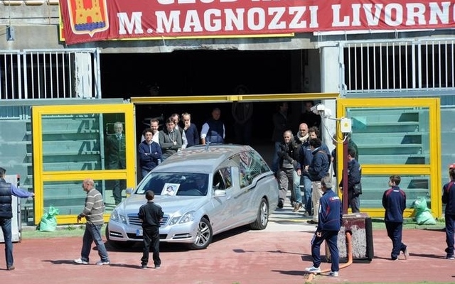 A Livorno stadionjában 8000 szurkoló búcsúzott Piermario Marosinitől