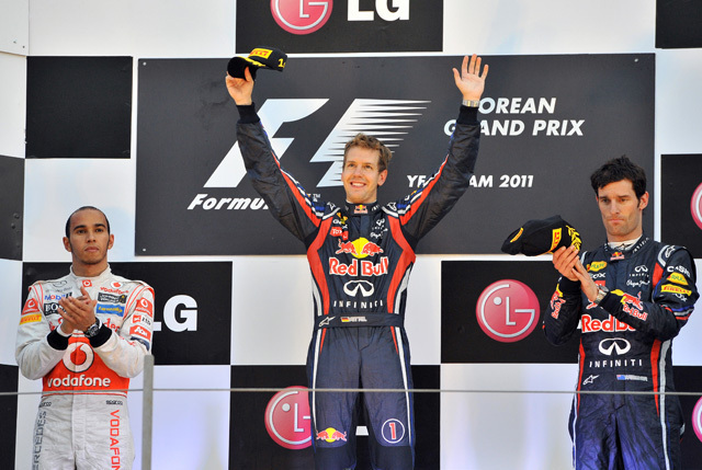 Vettel ismét magabiztosan nyert - Fotó: AFP