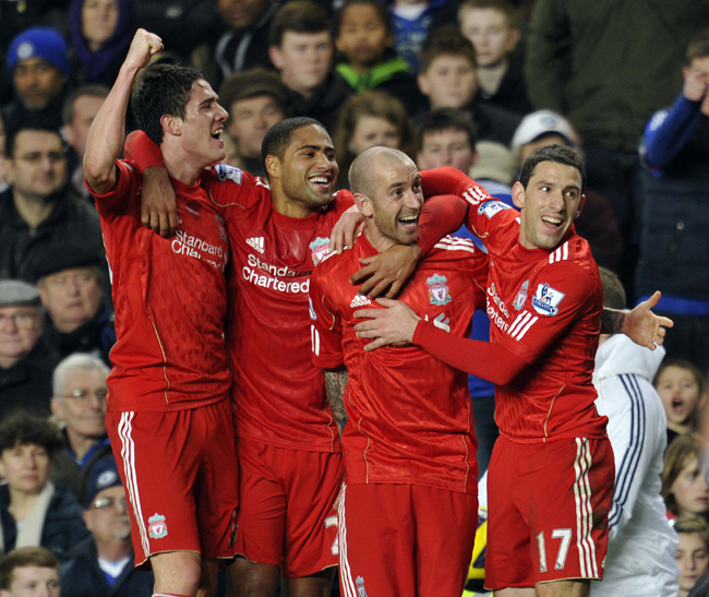 Liverpooli öröm - Fotó: AFP