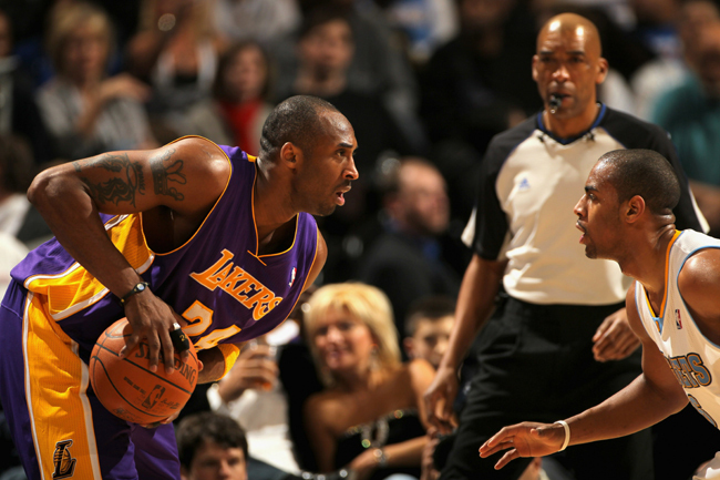 Kobe Bryant és Arron Afflao csatája - Fotó: AFP