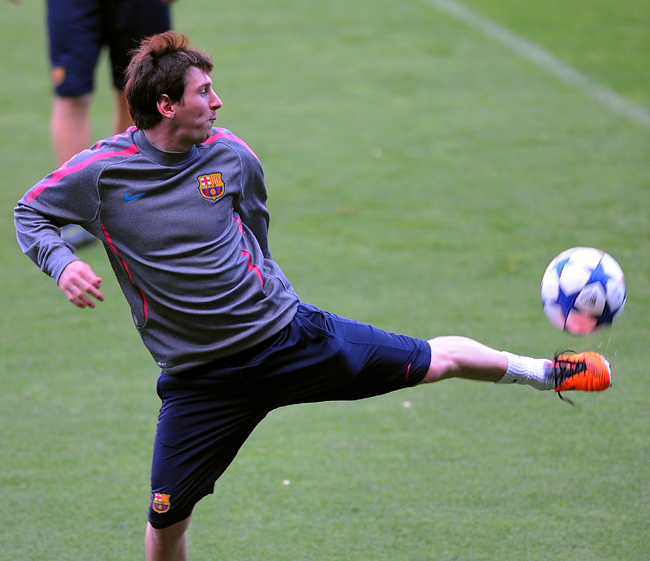 Messi ott lehet a Real Sociedad ellen - Fotó: AFP