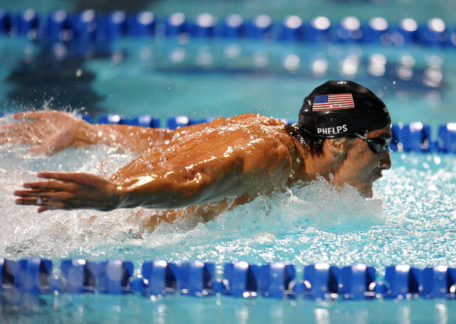 Michael Phelps pillangóúszása az amerikai bajnokságban