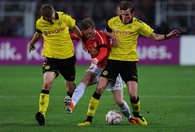 A Dortmund agresszívabban játszott a Mainznál - Fotó: AFP