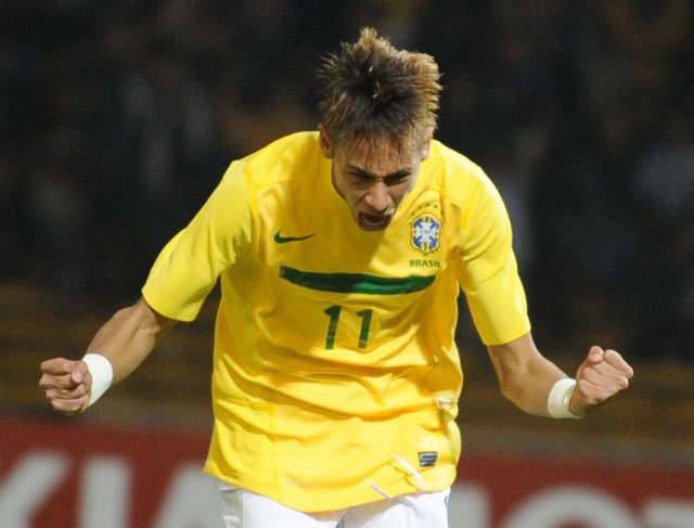 A brazil válogatott játékosa, Neymar.