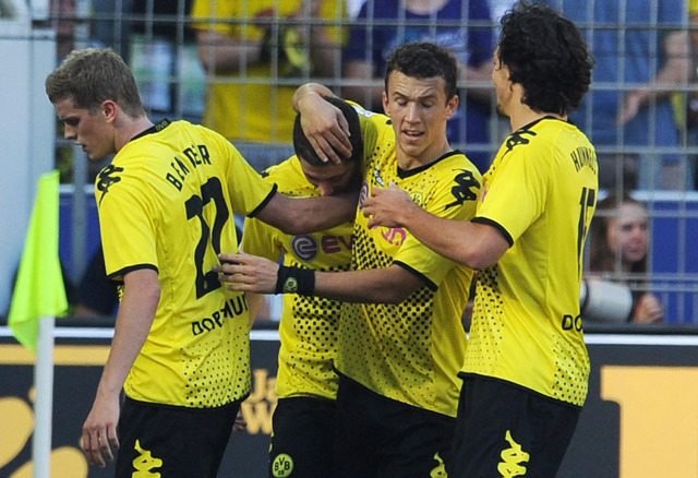 a címvédő Borussia Dortmund rendkívül könnyedén, 4-0-ra nyert az Augsburg ellen