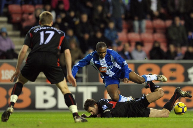 A Wigan idegenbeli győzelmével bent maradhat a Stoke ellen - Fotó: AFP