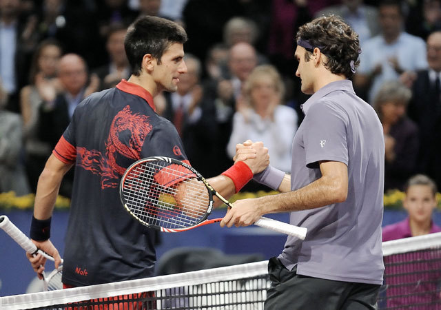 A 2010-es versenyen Djokovic gratulált Federernek