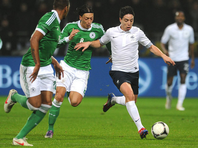 Nasri remekül játszott a németek ellen - Fotó: AFP