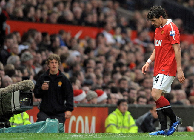 Itt még a Manchester United edzésén - Fotó: AFP