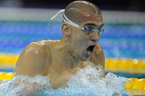 Cseh László, a sanghaji úszó-világbajnokságon a 400 méteres vegyesúszás előfutamában