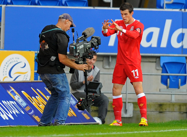 Bale itt a válogatott mezében - Fotó: AFP