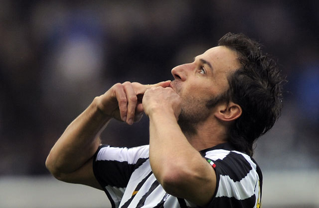 Alessandro Del Piero gólöröme a Juventus egyik mérkőzésén