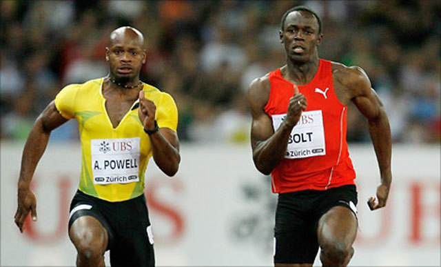 Asafa Powell és Usain Bolt