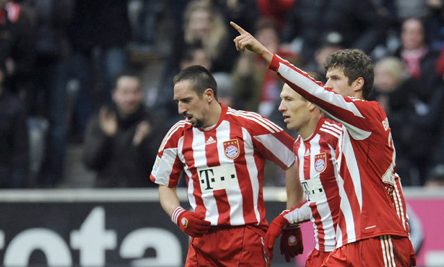 Ribéry, Robben és Müller: 3 gól, 4 gólpassz 