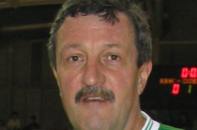 Kovács Péter, a Békéscsaba női kézilabdacsapatának vezetőedzője