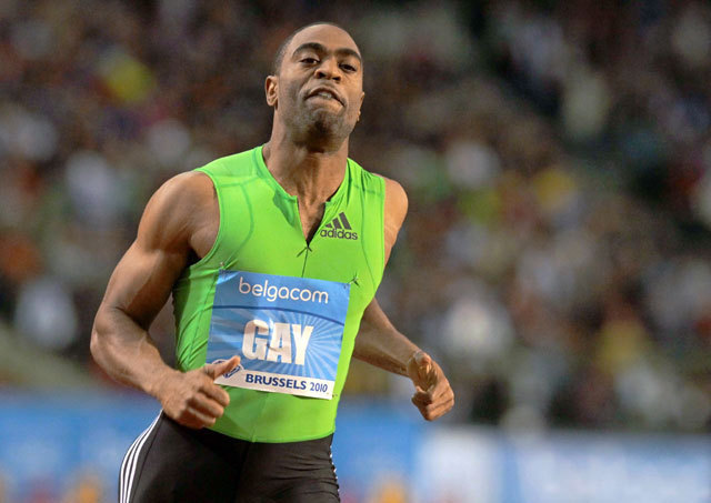 Tyson Gay, a férfi 100 méteres síkfutás valaha volt második leggyorsabbja 2010-ben