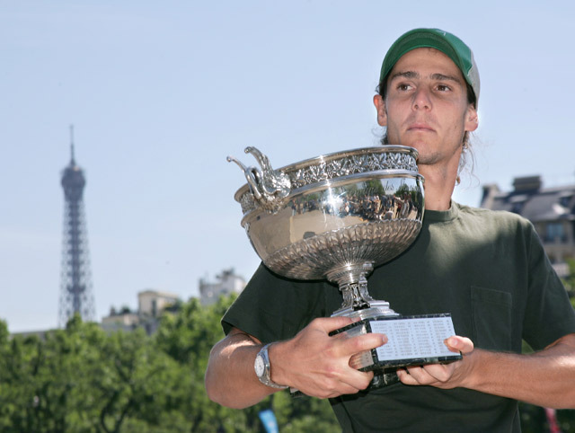 Gaudio a 2004-es Roland Garros-döntőt 0:6, 3:6-ról fordította meg honfitársa, Guillermo Coria ellen