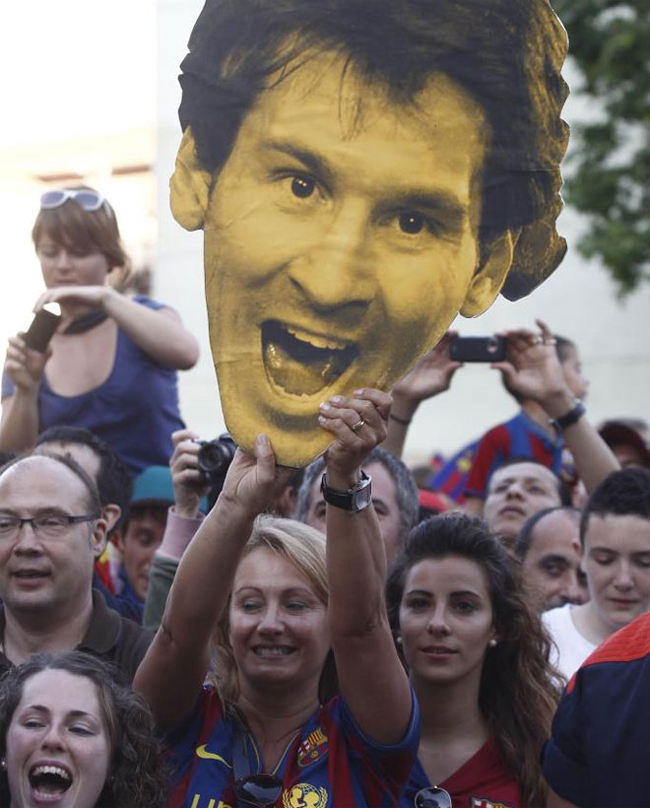 Messi plakát - Fotó: www.marca.com