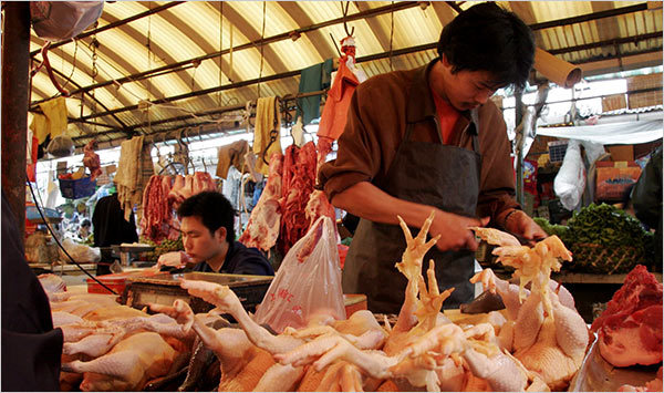 Kínában sokfelé nem tartják be az európai normákat a húsfeldolgozásban - Fotó:nytimes.com
