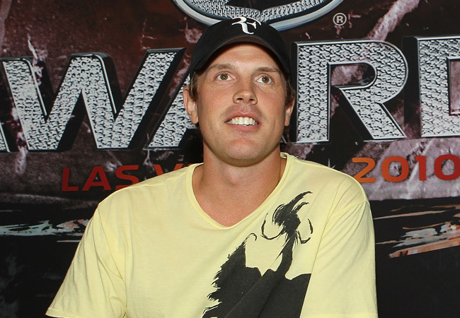 Brad Richards, a Dallas Stars csatára az NHL díjkiosztóján 2010-ben