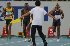 Usain Bolt kiugrott a 100 méteres síkfutás döntőjében a tegui világbajnokságon, ezért kizárták.