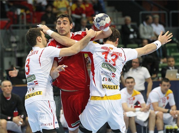 Gulyás remekül játszott a macedónok ellen - Fotó: MTI