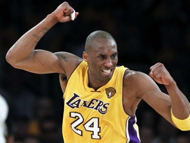 Kobe Bryant a Los Angeles Lakers egyik NBA-mérkőzésén