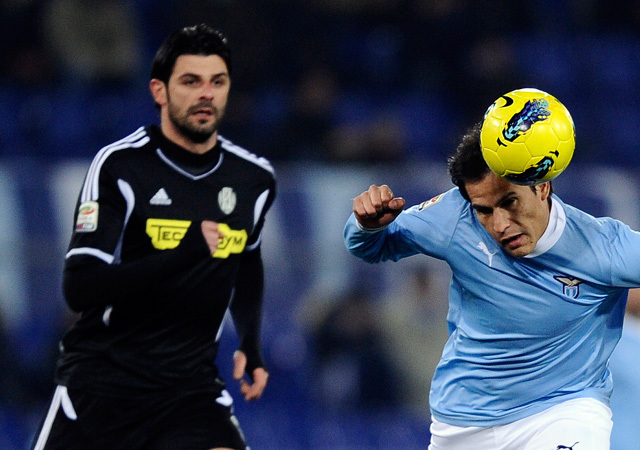 Óriási küzdött a Lazio a Cesena ellen - Fotó: AFP
