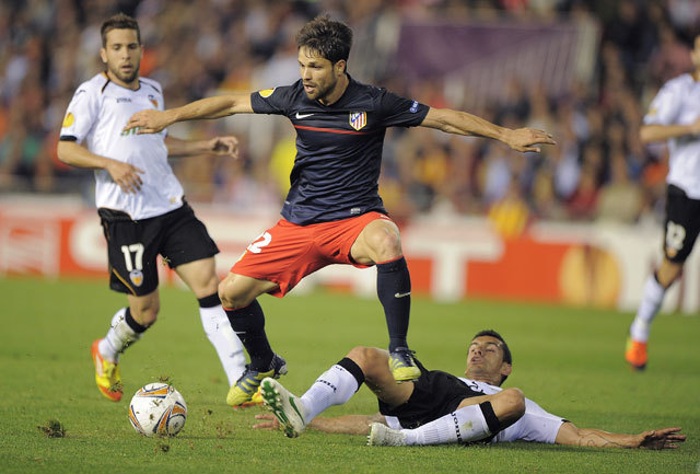 Diego és az Atlético a Mestallában is győzelmenk örülhetett / AFP 