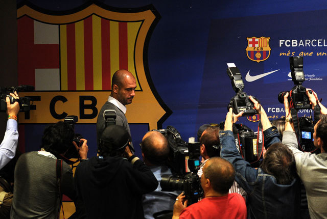 Josep Guardiola vezetőedző négy év és 13 trófea után után távozik a katalánoktól.