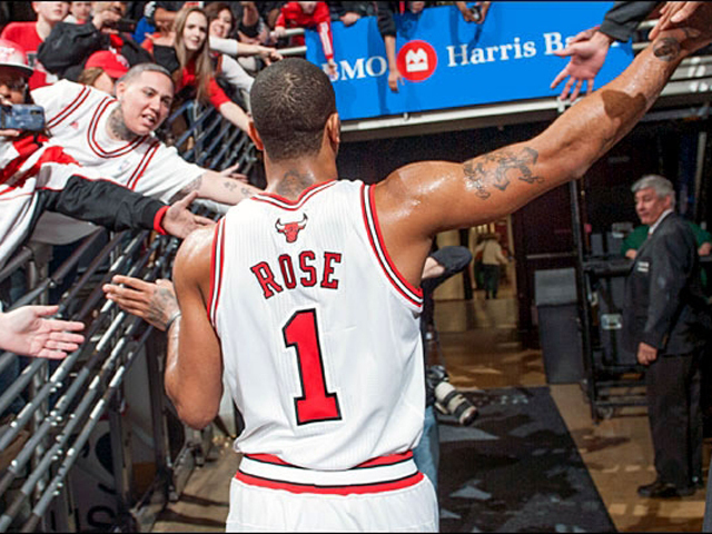 Derrick Rose, a Chicago Bulls irányítója