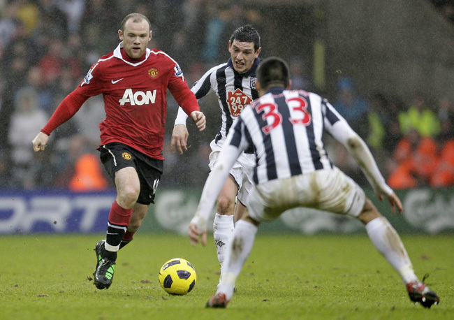 Rooney remek góllal nyitotta a találkozót - Fotó: AFP
