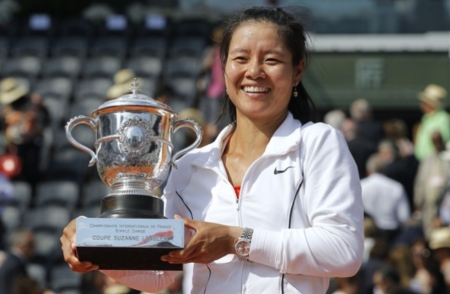 Li Na az első ázsiai Grand Slam győztes játékos egyéniben