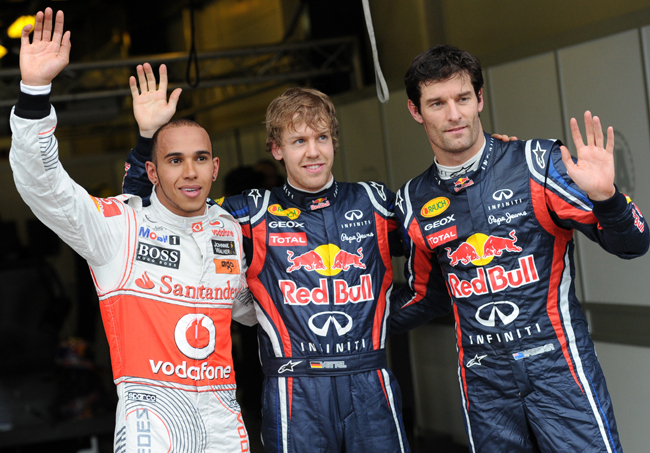 Lewis Hamilton, Sebastian Vettel és Mark Webber végzett az első három helyen a 2011-es Forma-1-es Ausztrál Nagydíj időmérő edzésén