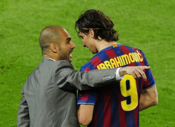 Ibrahimovic és Guardiola, a két remek barát