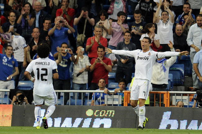 Ronaldo ünnepel a Getafe ellen - Fotó: AFP