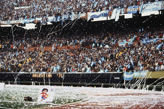 Argentína - Hollandia világbajnoki döntő 1978-ban Buenos Airesben.