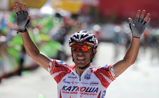 Joaquin Rodriguez spanyol kerékpáros nyerte a spanyol kerékpáros körverseny, a Vuelta a Espana ötödik szakaszát.