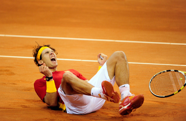 Nadal győzelme aranyat ért - Fotó: AFP