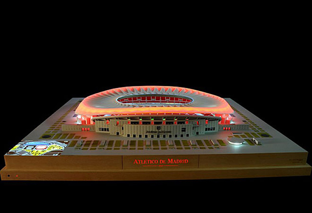 Atlético Madrid új stadionjának látványterve