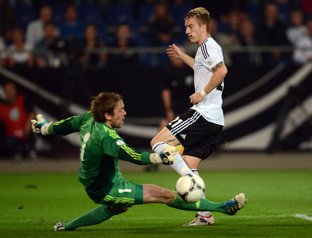 A németek magabiztosa nyertek hazai pályán - Fotó: AFP