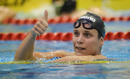 Risztov Éva már két érmet nyert a debreceni úszó Európa-bajnokságon - Fotó: Délmagyar