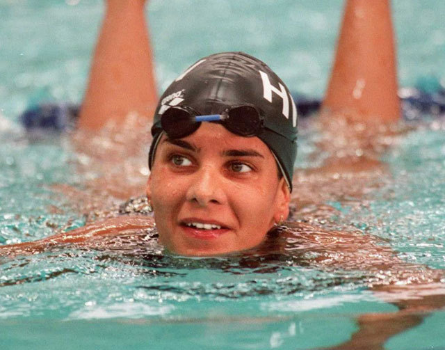 Egerszegi Krisztina az 1996-os atlantai olimpián