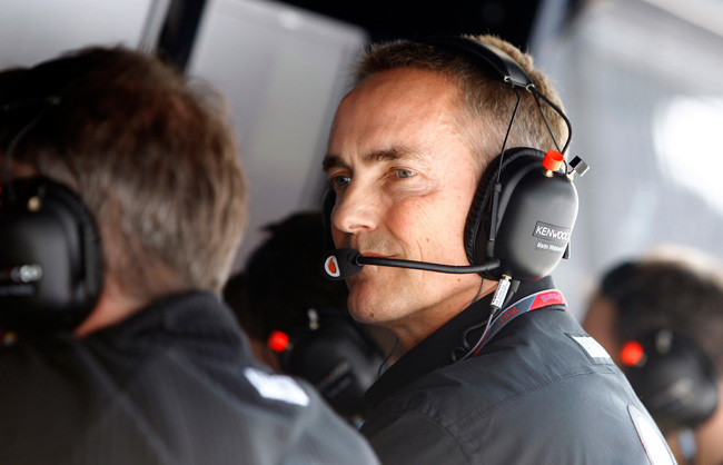 Martin Whitmarsh a McLaren csapatfőnöke a Forma-1-es Brit Nagydíjon 2011-ben.