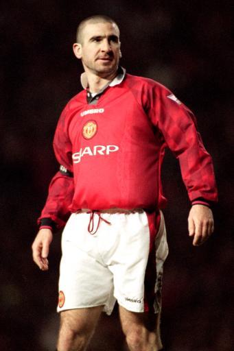 Eric Cantona, a Manchester United francia válogatott játékosa