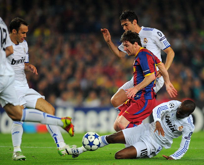 Messi cselei a Real Madrid ellen - Fotó: AFP