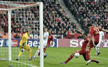 Mario Gomez ezúttal a BL_ben is termelte a gólokat - Fotó: AFP