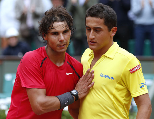 A címvédő és másodikként kiemelt Rafael Nadal 7:6, 6:2, 6:3-ra legyőzte honfitársát, Nicolás Almagrót a negyeddöntőben.