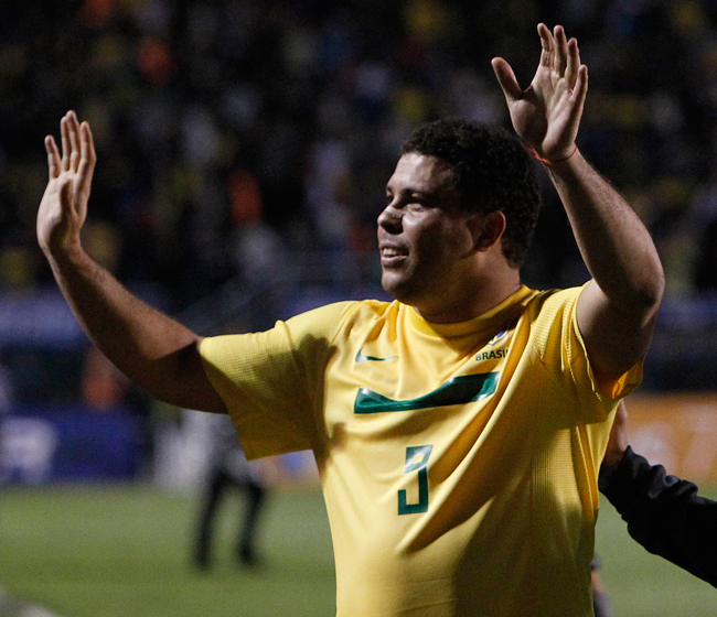 Ronaldo a brazil válogatottat tartja a favoritnak / AFP 
