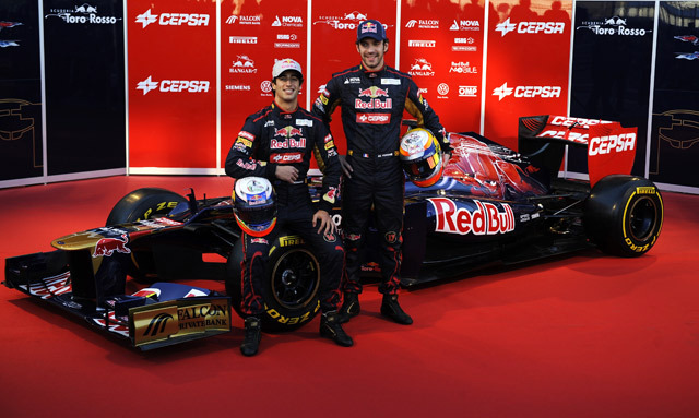 2012-ben a Jean-Eric Vergne és az ausztrál Daniel Ricciardo bizonyíthat a Toro Rossónál- Fotó: AFP